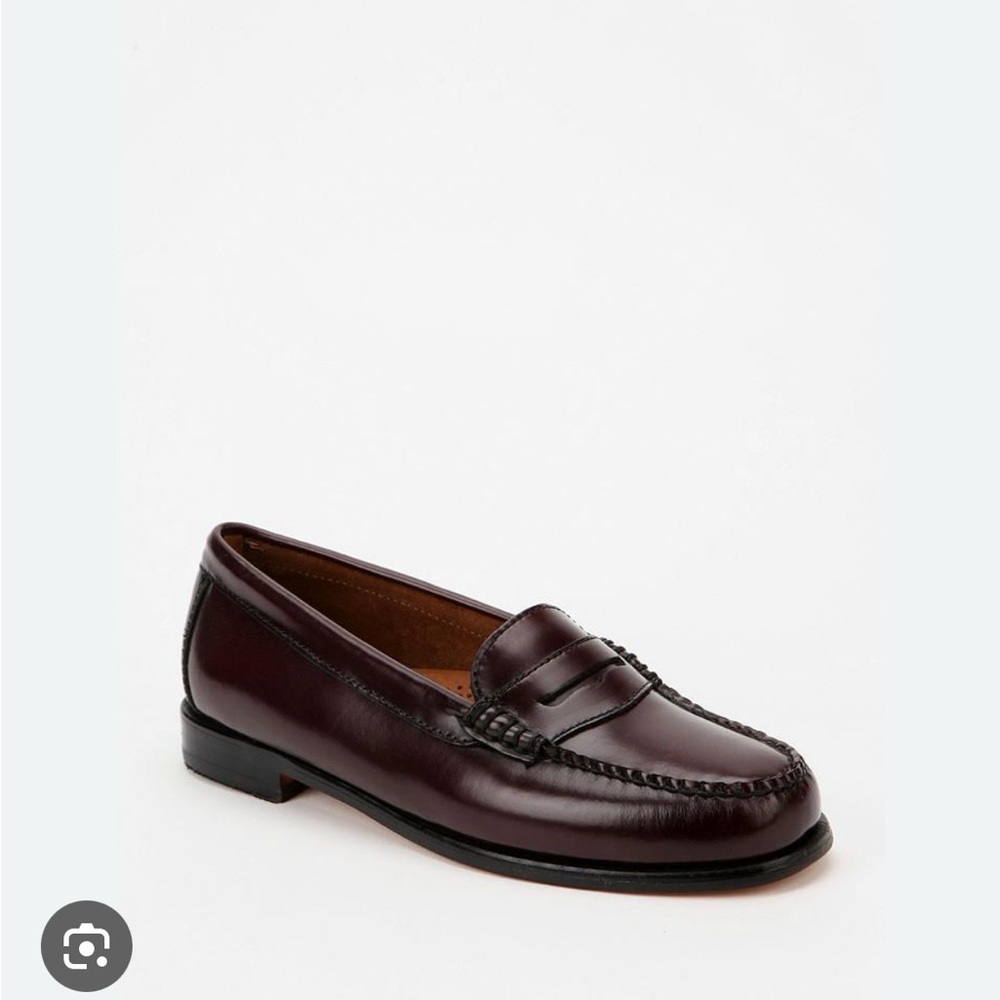G.H. Bass & Co. burgundy oxblood Leather Loafers